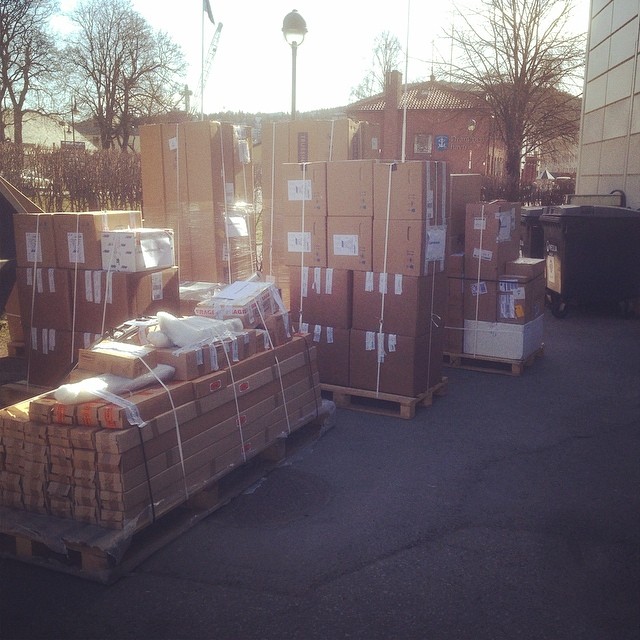 Da er utstyret til Filmfabrikken pakket! Og vi er klare for innstallasjon. #elektriksolutions #Arri #ArriL7 #Doughty #Kinoflo #Litec